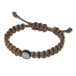Preview: Ernstes Design, Herrenschmuck, Makramee Armband, Silk Wood, Edelstahl, A700